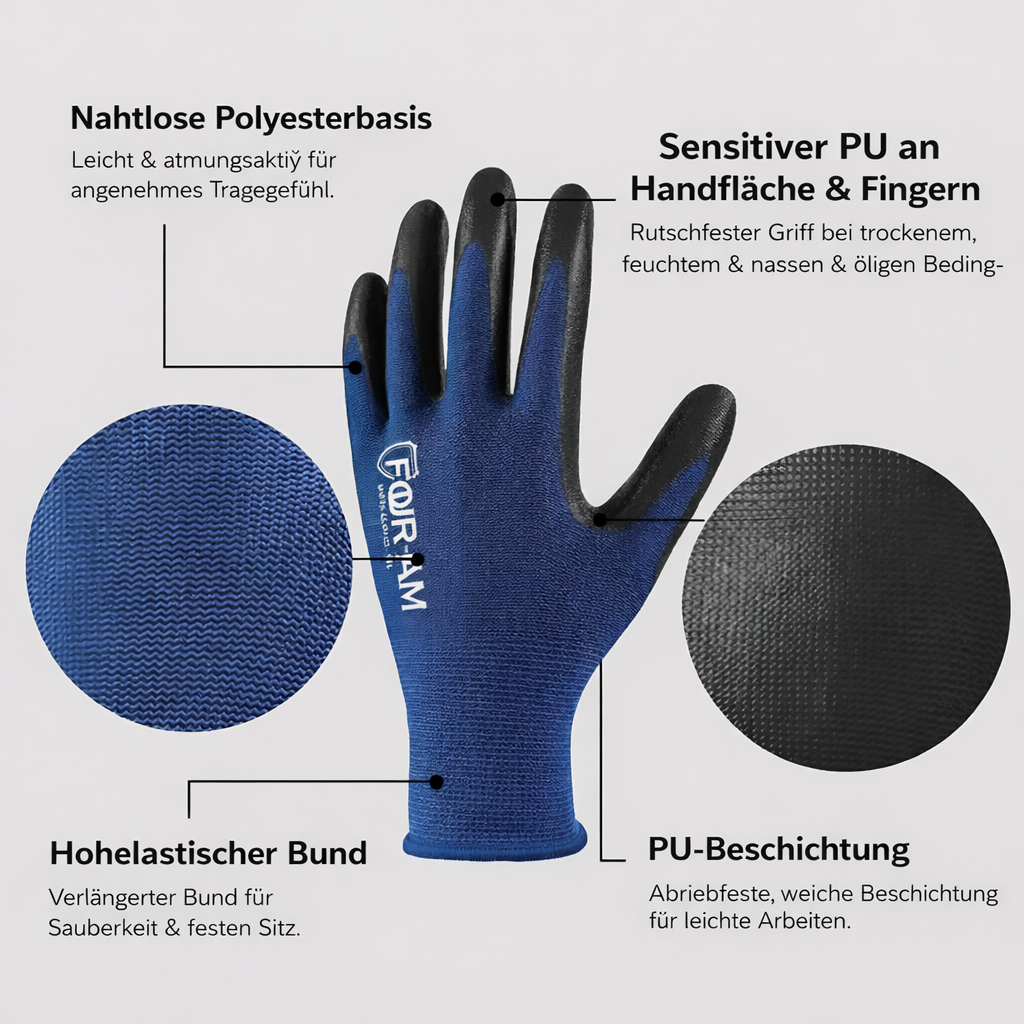 Gartenhandschuhe – 3er-Set